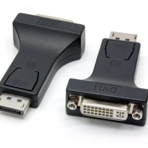 8Ware DisplayPort DP to DVI Adapter Converter 20-pin to DVI 24+1-pin Male to Female for TV PC Monitor