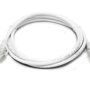 8Ware CAT6A Cable 2m - White Color RJ45 Ethernet Network LAN UTP Patch Cord Snagless