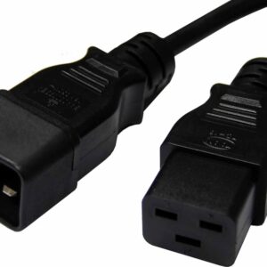 8Ware 3m Power Extension Cable Lead 15A IEC-C19 to IEC-C20 Male to Female for UPS PDU PC Servers Rack-mount Power Distribution Units