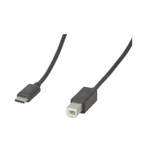 8Ware USB-B to USB-C Cable 1m Type-C to B Male to Male - 480Mbps