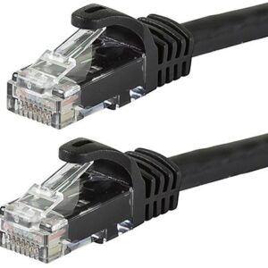 Astrotek CAT6 Cable 20m - Black Color Premium RJ45 Ethernet Network LAN UTP Patch Cord 26AWG CU Jacket