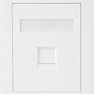 Astrotek CAT6 RJ45 Network Wall Face Plate Outlets 86x86mm 1 Port Socket Kit