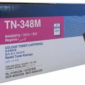 Brother TN-348M Colour Laser Toner - Super High Yield Megenta - HL-4150CDN/4570CDW, DCP-9055CDN, MFC-9460CDN/9970CDW - 6000 pages