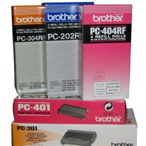 Brother PC302RF A twin pack of thermal printing ribbons - requires PC-301 - 235 A4 pages per ribbon for Fax 920/930 (SO)