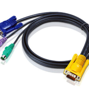 Aten KVM Cable 3m with VGA & PS/2 to 3in1 SPHD  to suit CS7xE, CS13xx, CS17xxA, CS17xxi, CL5xxx, CL10xx, KL91xx, KN91xx