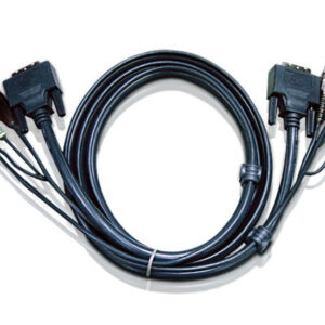 Aten KVM Cable 3m with DVI-D (Single Link) USB & Audio to DVI-D (Single Link), USB & Audio (LS)