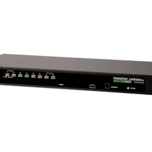 Aten Rackmount KVM Switch 8 Port VGA PS/2-USB, 1x Custom KVM Cable Included, Selection Via Front & USD Menu, Broadcast Mode