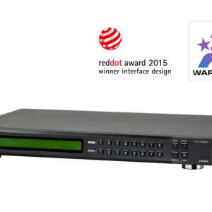 Aten Professional Matrix 8x8 HDMI Matrix with Scaler, Seamless Switch, Video Wall, control via front-panel pushbuttons, IR remote and RS232 control