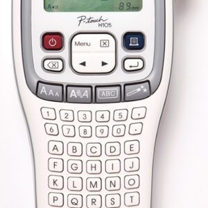 Brother PTH105 WHITE/GRAY ACCENT HANDHELD LABELLER - 3.5-12MM TZE TAPE MODEL