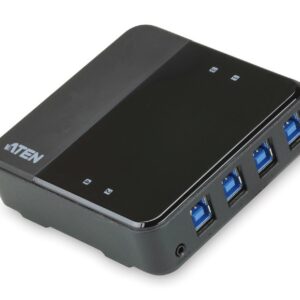 Aten Peripheral Switch 4x4 USB 3.1 Gen1, 4x PC, 4x USB 3.1 Gen1 Ports, Remote Port Selector, Plug and Play