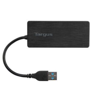 Targus 4 Port Smart USB 3.0 Hub Self-Powered with 10 Times Faster Transfer Speed Than USB 2.0